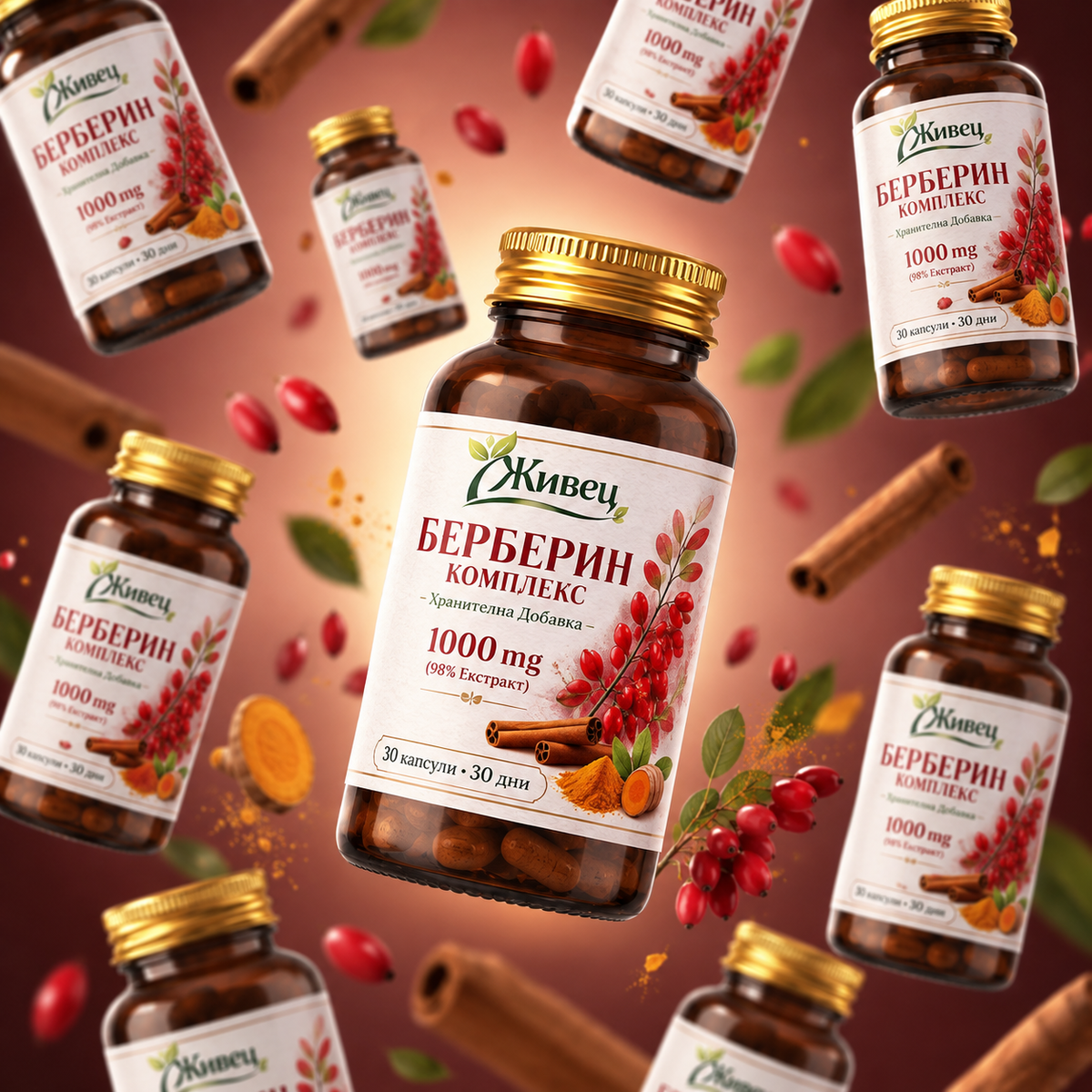 Берберин Комплекс 5в1